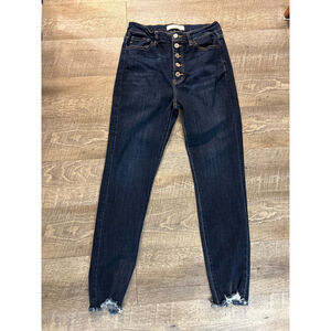 Women's KanCan Jeans, Size 9/28, Dark Wash Blue